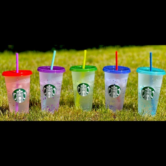 πBrand NEW Starbucks CONFETTI COLOR CHANGING CUP